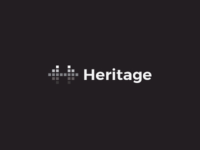 Heritage Logo concept heritage music label