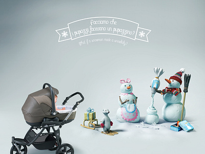 «What if...» – 3D illustrations for CAM 3d ad adversting banner cam character design graphic design illustration