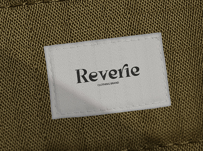 Reverie clothing brand branding design graphic design logo