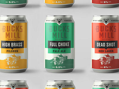 Bucks Mill Brewing Can Design