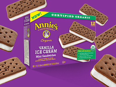 Annie's Ice Cream Bunny Barcode barcode bunny food package