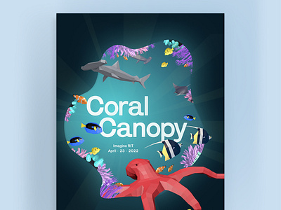 Coral Canopy Poster