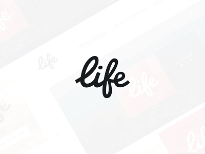 Life Clothing brand branding clothing designer identity life logo mark web website