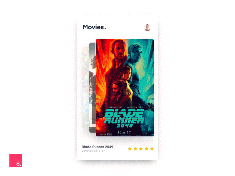 InVision Studio — Movies app concept