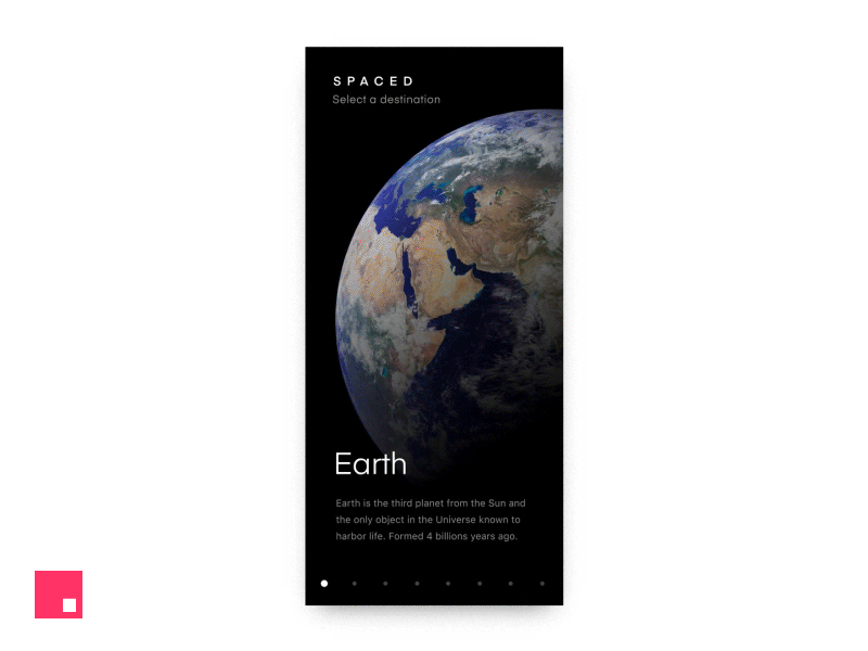 Made with InVision Studio — #SPACEDchallenge animation ios iphone x planets space is weird studio travel