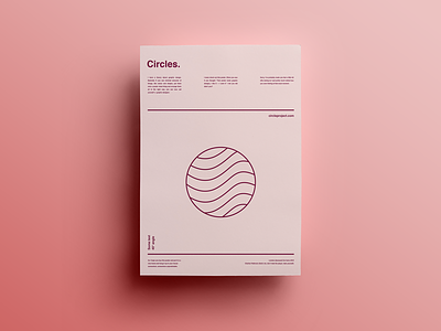 Circles-project. american psycho circles graphics minimal print subtle off white coloring thats bone