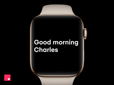 InVision Studio — Apple Watch animation apple watch clean design invision minimal motion studio typography ui ux