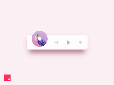InVision Studio — Music Player animation ios minimal ui ux