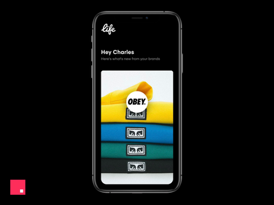 Life Clothing concept — made with Studio ux ui