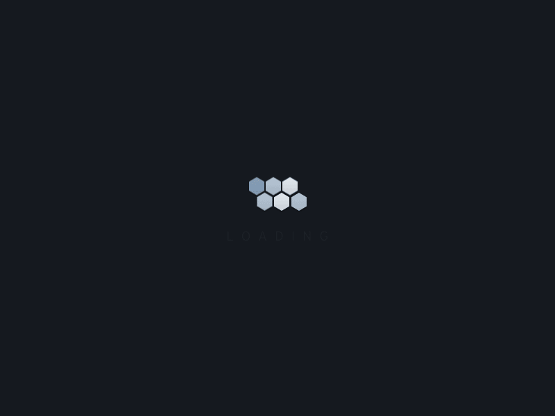 [GIF] Loading after effects animated gif hex hexagon icon load loader loading logo ui ux