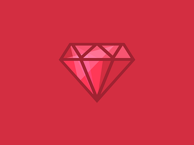 Diamond crystal diamond minimal ring ruby saphire shiny