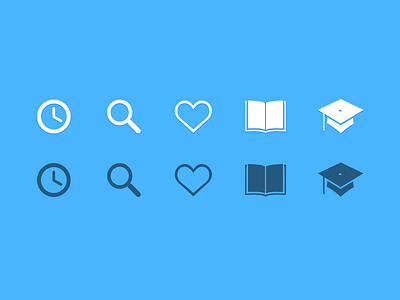 Educate Yoself book clock free free icons free psd glyph heart icon icons inspiration pixel perfect psd search time