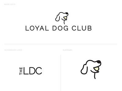 The Loyal Dog Club Brand Preview agency branding club design dog logo retail
