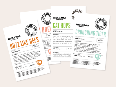 Metazoa Sell Sheet Design