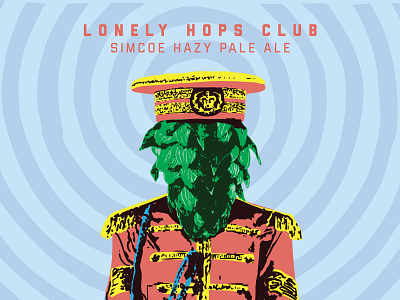 Lonely Hops Club beer beer branding brewing columbus craft beer hops music ohio