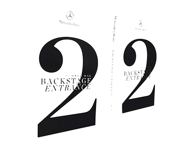 Mercedes-Benz Backstage Entrance2 book cover design mercedes benzn publication