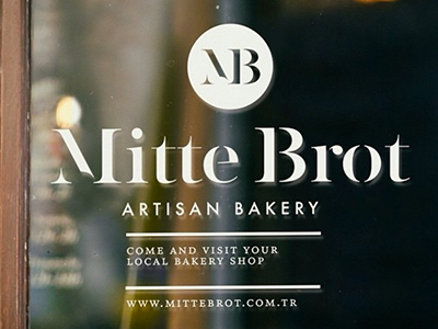Mittebrot Artisan Bakery artisan bakery branding logo mb monogram