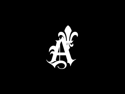 St. Alfred Logo blackletter hand lettering logo