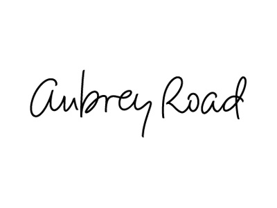 Aubrey Road Wordmark hand lettering lettering script