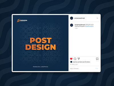 Social Media Post Design 2d branding design graphic design photoshop post