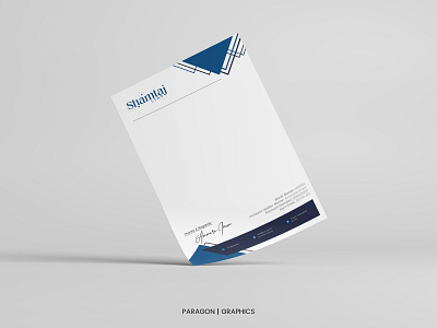 Letterhead Design 2d branding design graphic design illustration letterhead logo photoshop post ui vector