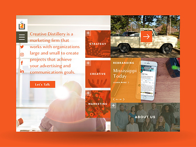 Marketing Homepage homepage design marketing agency web design