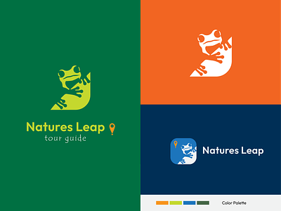 Natures Leap - Logo design branding design graphic design logo
