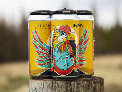 Hypha Project | Illustration & Label Design advertising beer can beer label branding brewery canada design graphic design illustration illustrator neilmanuelcreative packaging vector