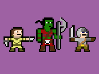 8-Bit Pathfinder Character