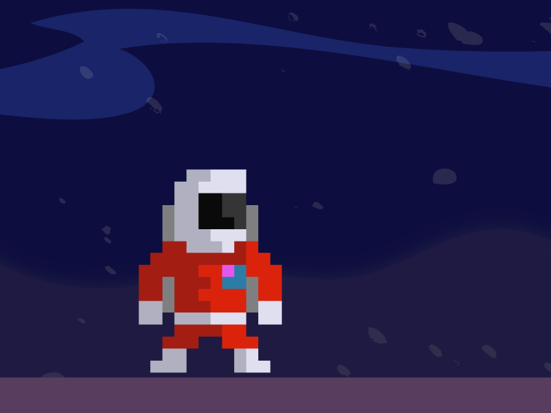 Space man 1 by Zachary T on Dribbble