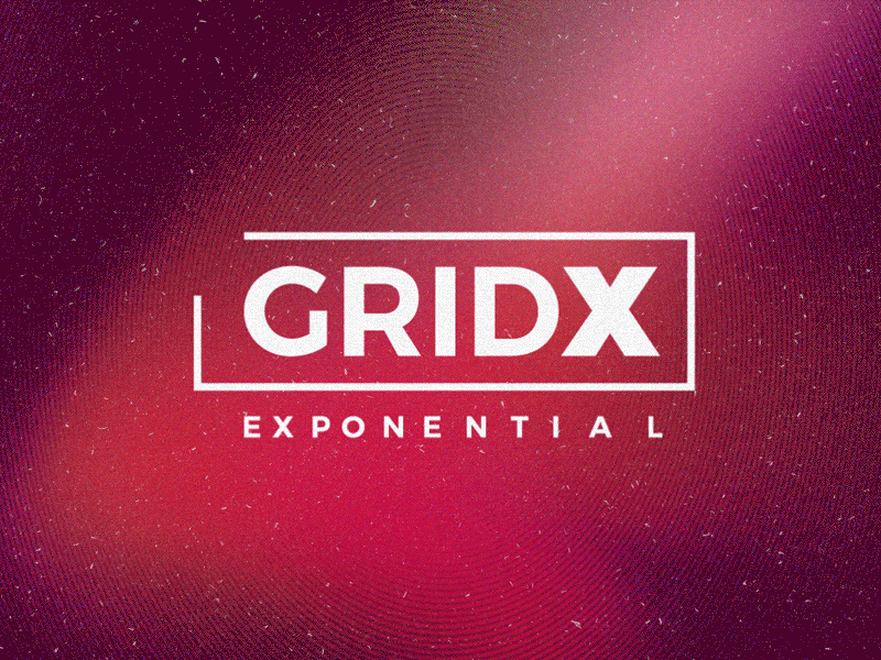 Grid Exponential logo branding innovation logo loop motion science startup tech