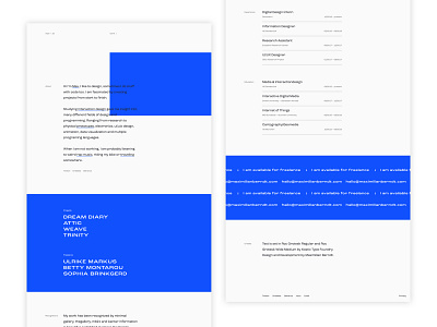mbe2019_light blue clean design light max maximilian minimal porfolio ui website