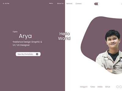Web design portfolio by Dwi Arya on Dribbble
