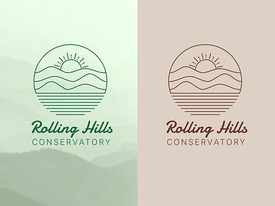 Natural/Organic line art logo design