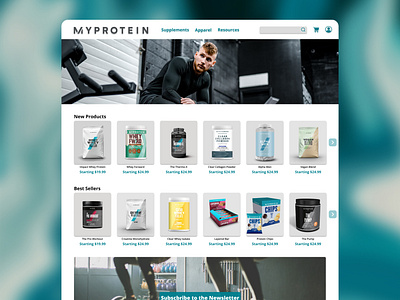 MYPROTEIN Homepage Redesign