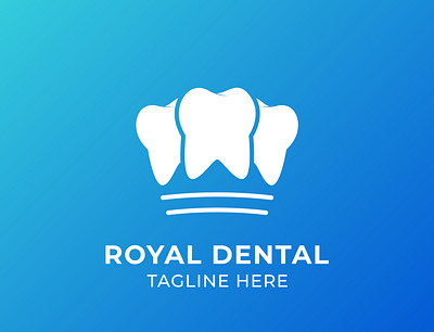 Dental Logo branding crown dental dentistry desntist graphic design logo minimalist tooth