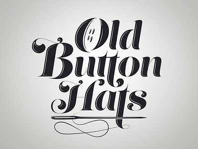 Old Button Hats branding graphic design logo design