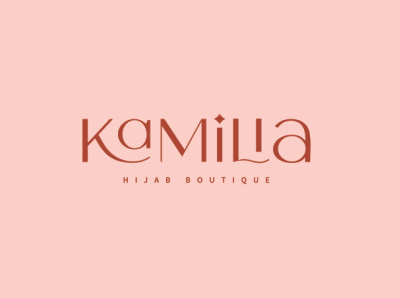 Kamilia typelogo boutique boutique logo brand identity branding branding and identity branding design cairo egypt hijab hijabi illustraion illustrator indonesia kareemgouda kareemgoudastudio logo logodesign