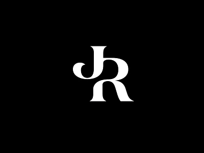 JR Monogram combined letterform domaine monogram typography
