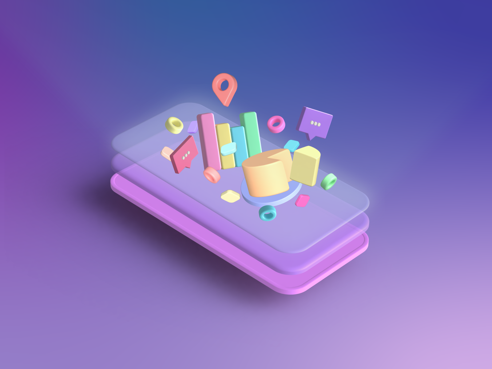 Goki 52933 3-D Mobile Maritim - Buntes Baby-Mobile Mit Meerestieren