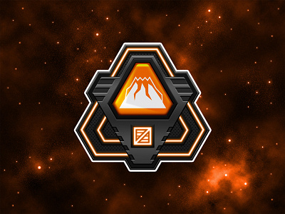 Smasher Suit Badge badge crate game gopher launch lava mobile space suit