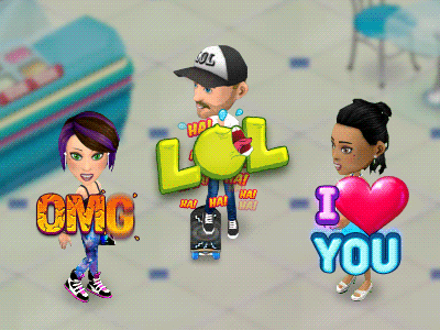Sparx: Animated Effects - Set 1 animated effects animation colorful fun i heart you i love you lol motion graphics omg text effects