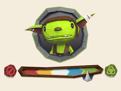Some UI Elements ally avatar bar diplomacy enemy frame game goblins of elderstone ui ui design user interface