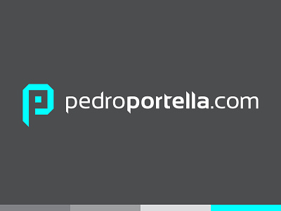 PeedroPortella.com Logo brand color pallete identity logo pedroportella software technology web