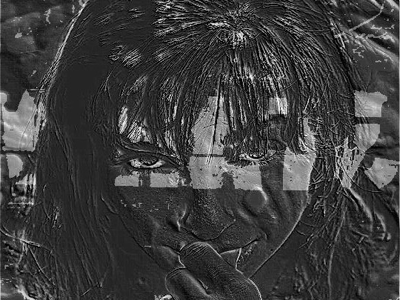 Dramatic Grunge Girl abstract artistic artistic design girl graphic design photography