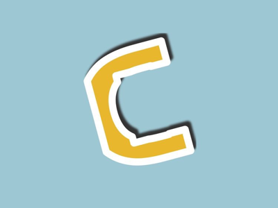 Letter C Logo Design branding design flat design lettering letters logo logo design vector vector design