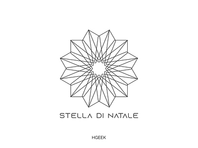 Stella di Natale abstract design abstract logo abstract logomark abstractmark branding design flat design graphic design logo logo design typography vector