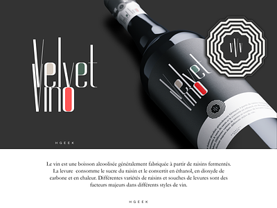 Velvet Vino abstract design abstract logo abstractmark branding design logo logo design logotype typography vector
