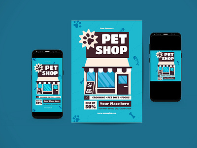 Pet Shop Flyer Set