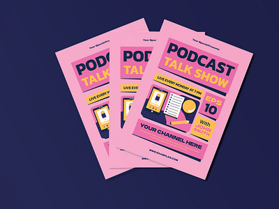 Podcast Flyer Set